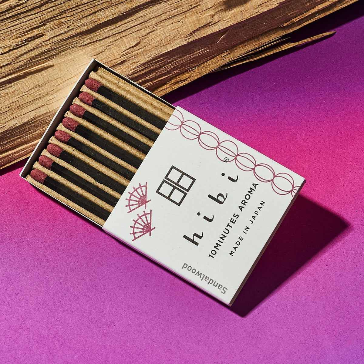 Hibi Incense Matches - Sandalwood Bff/boo - Bffpair - Candle