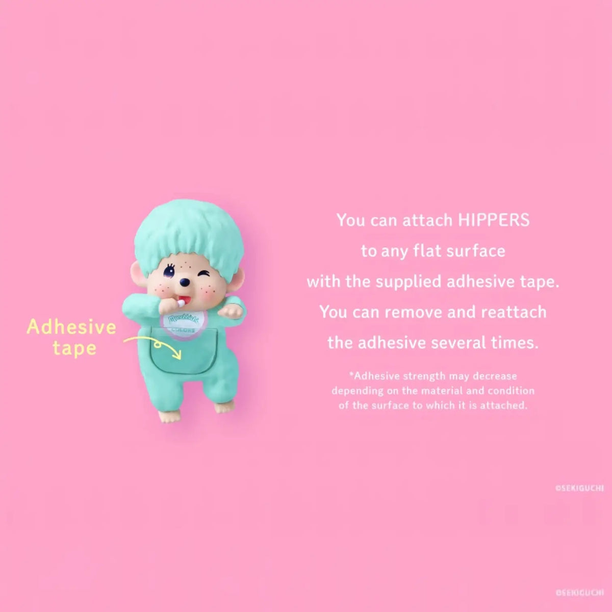 HIPPERS Monchhichi COLORS Wink Series Blind Box - Sticky Figurines