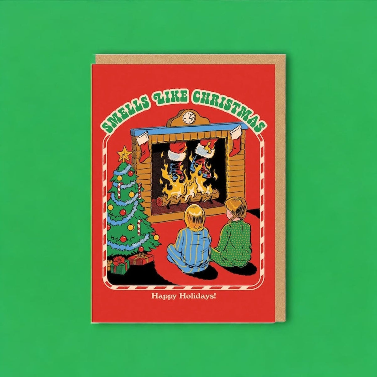 Holiday Card Od Smells Like Christmas Srh-gc-4658-a6