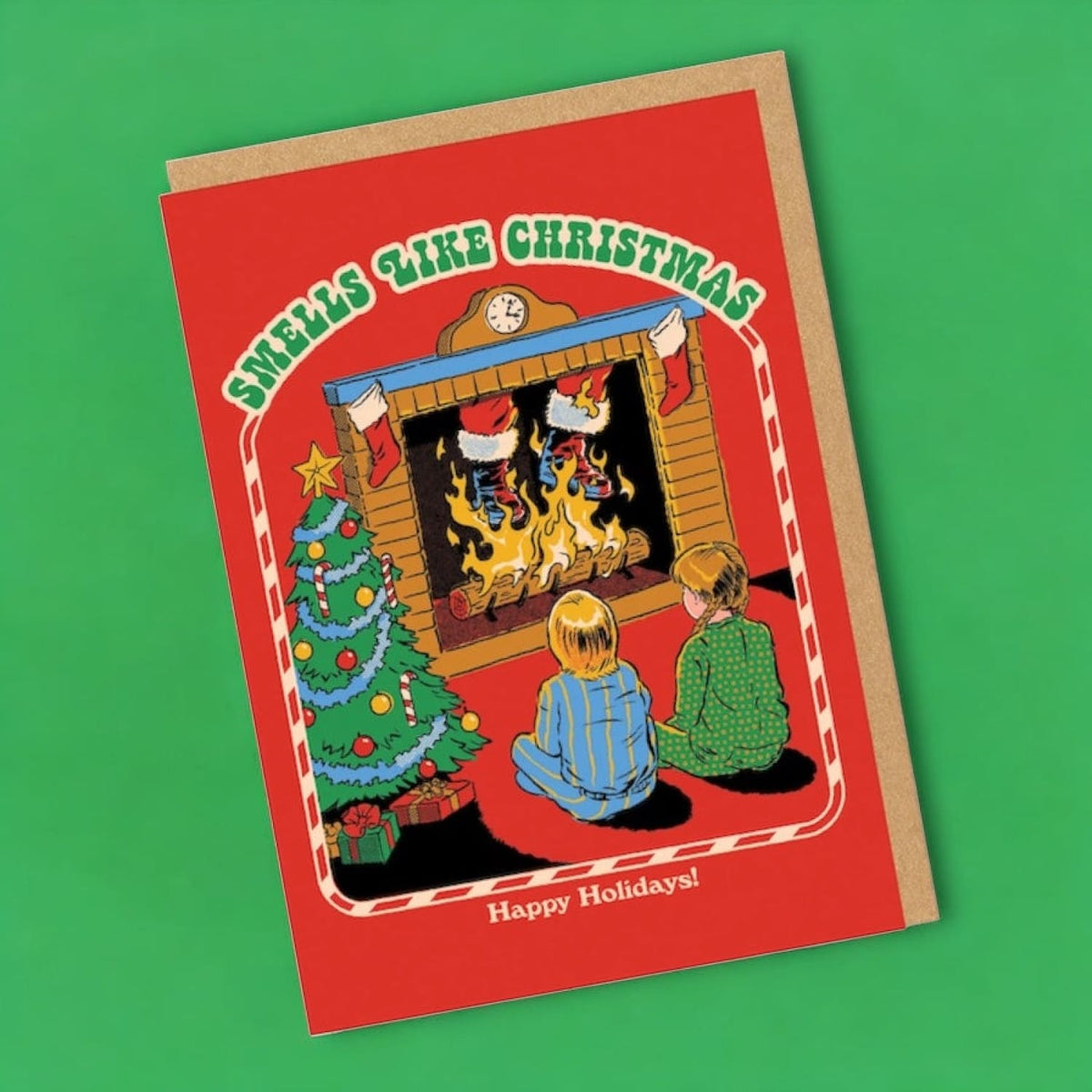 Holiday Card Od Smells Like Christmas Srh-gc-4658-a6