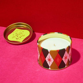 Holiday Hotel Candle Tin Wish you were Here Candle