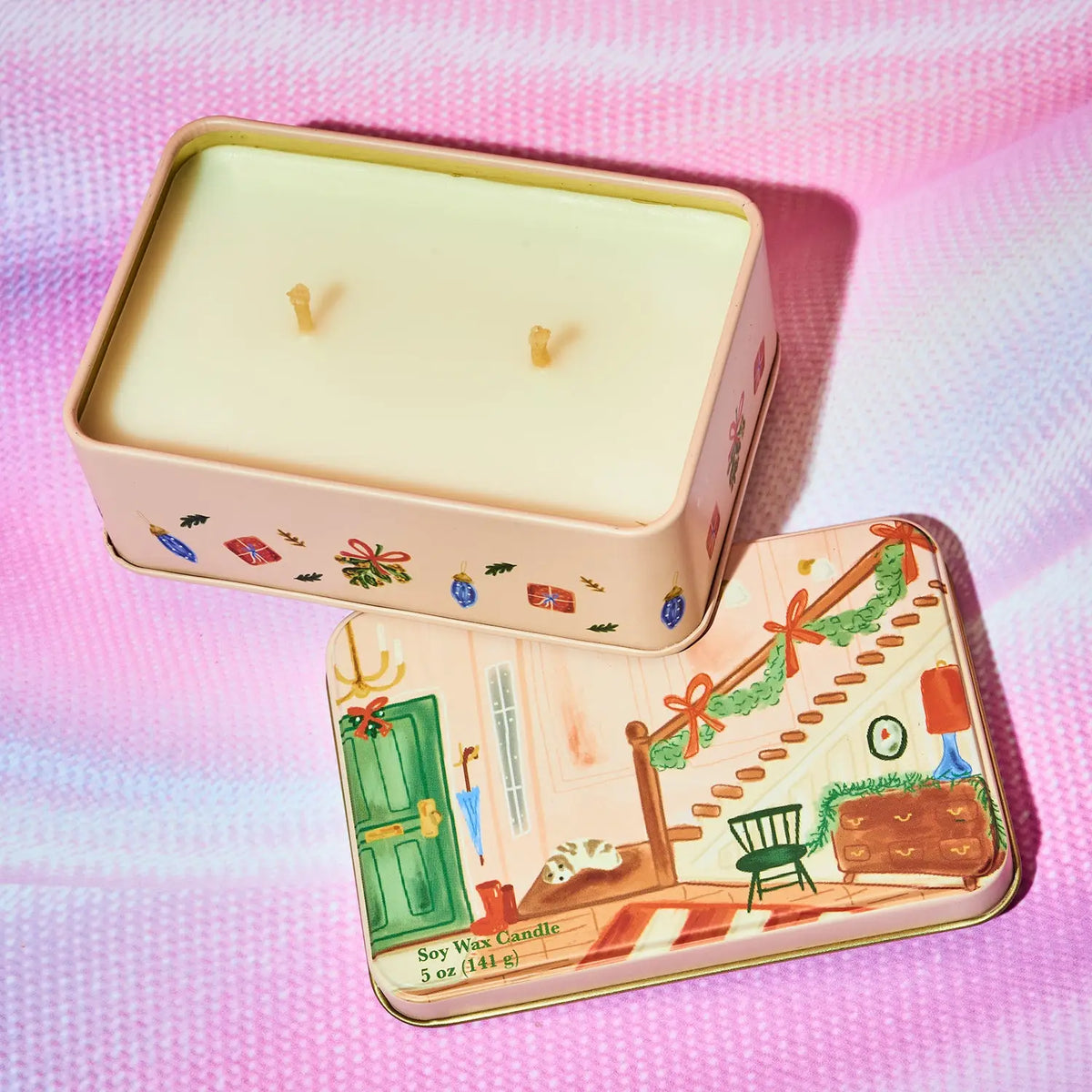 Holiday Tin - Staircase Wassail Candle | Friends Nyc