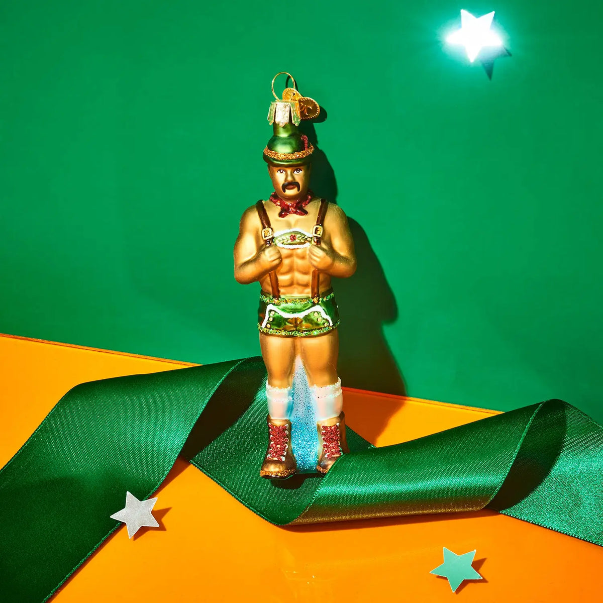 Holly Jolly Hunk Ornament | Christmas Ornaments at Friends