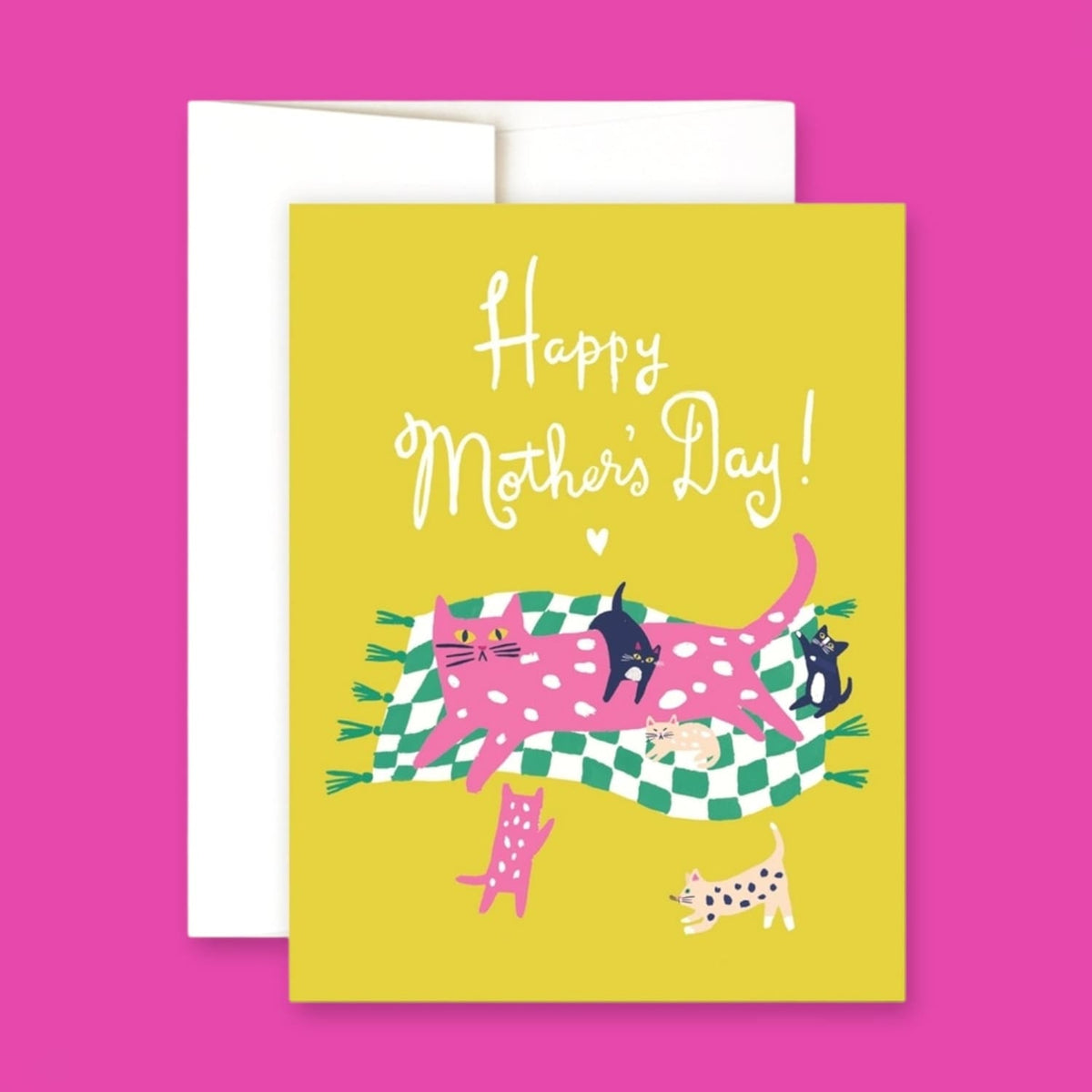 Idlewild Greeting Card Kitty Mama Greeting Card