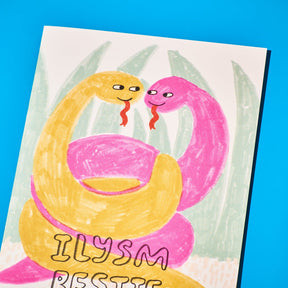 Friends Nyc x Pil Collab Card Ilysm Bestie C3343 Exclusive