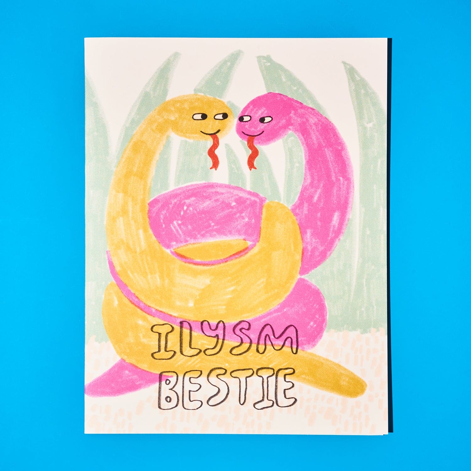 Friends Nyc x Pil Collab Card Ilysm Bestie C3343 Exclusive