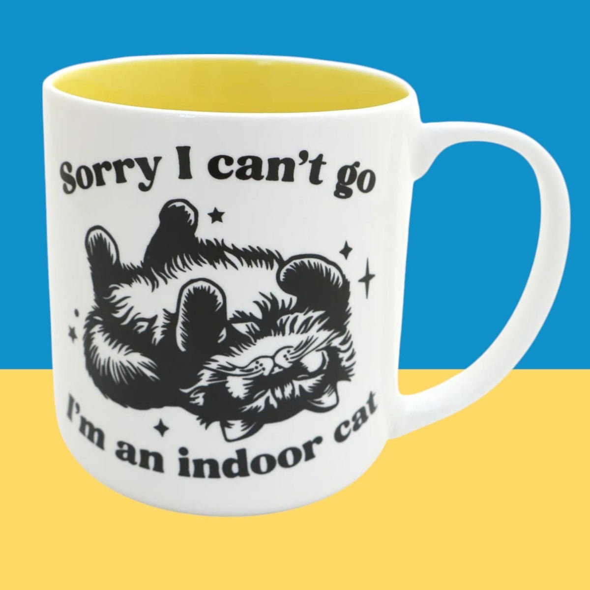 Indoor Cat Mug Cat - Lover - Lover Gifts - Person - Ceramic