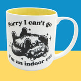 Indoor Cat Mug Cat - Lover - Lover Gifts - Person - Ceramic