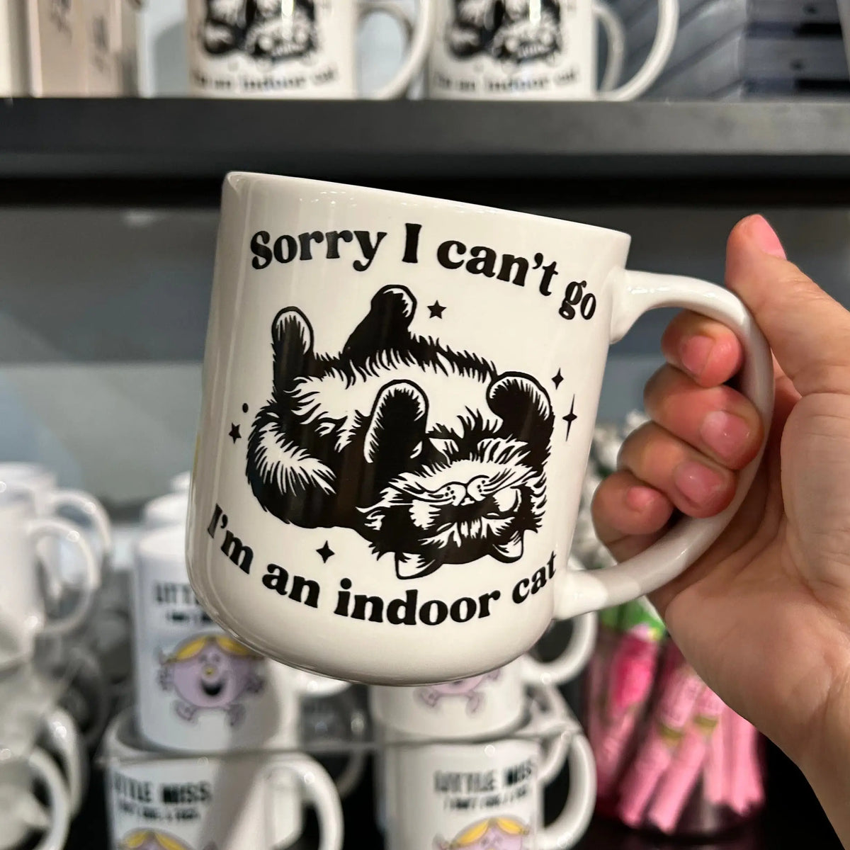 Indoor Cat Mug | Friends Nyc Brooklyn Ny