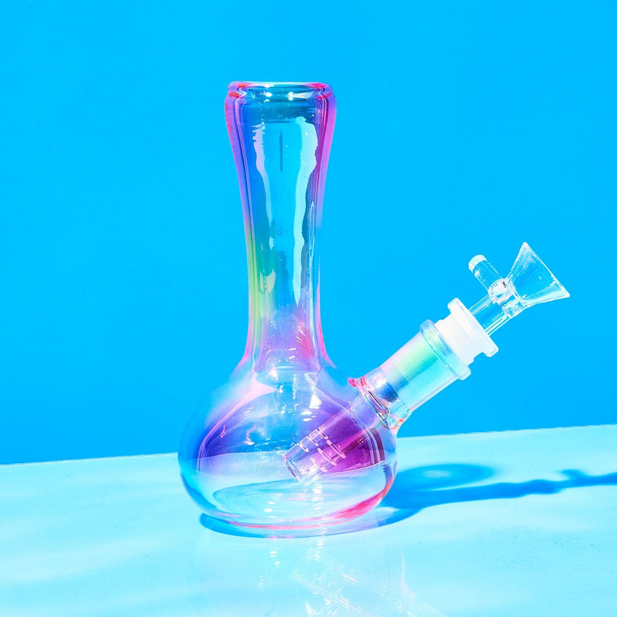 Iridescent Pastel Rainbow Mini Bong Aesthetic Bong