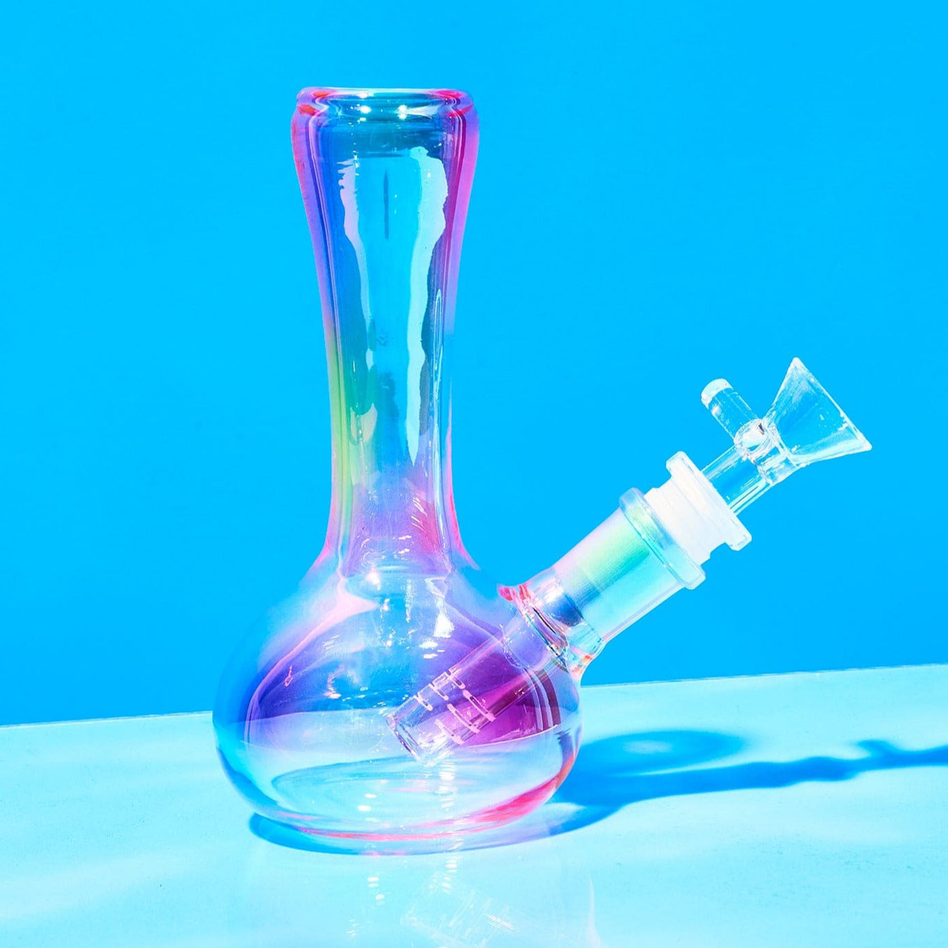 Iridescent Pastel Rainbow Mini Bong Aesthetic Bong