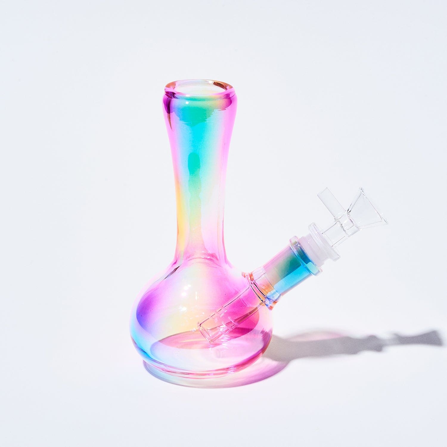 Iridescent Pastel Rainbow Mini Bong Aesthetic Bong