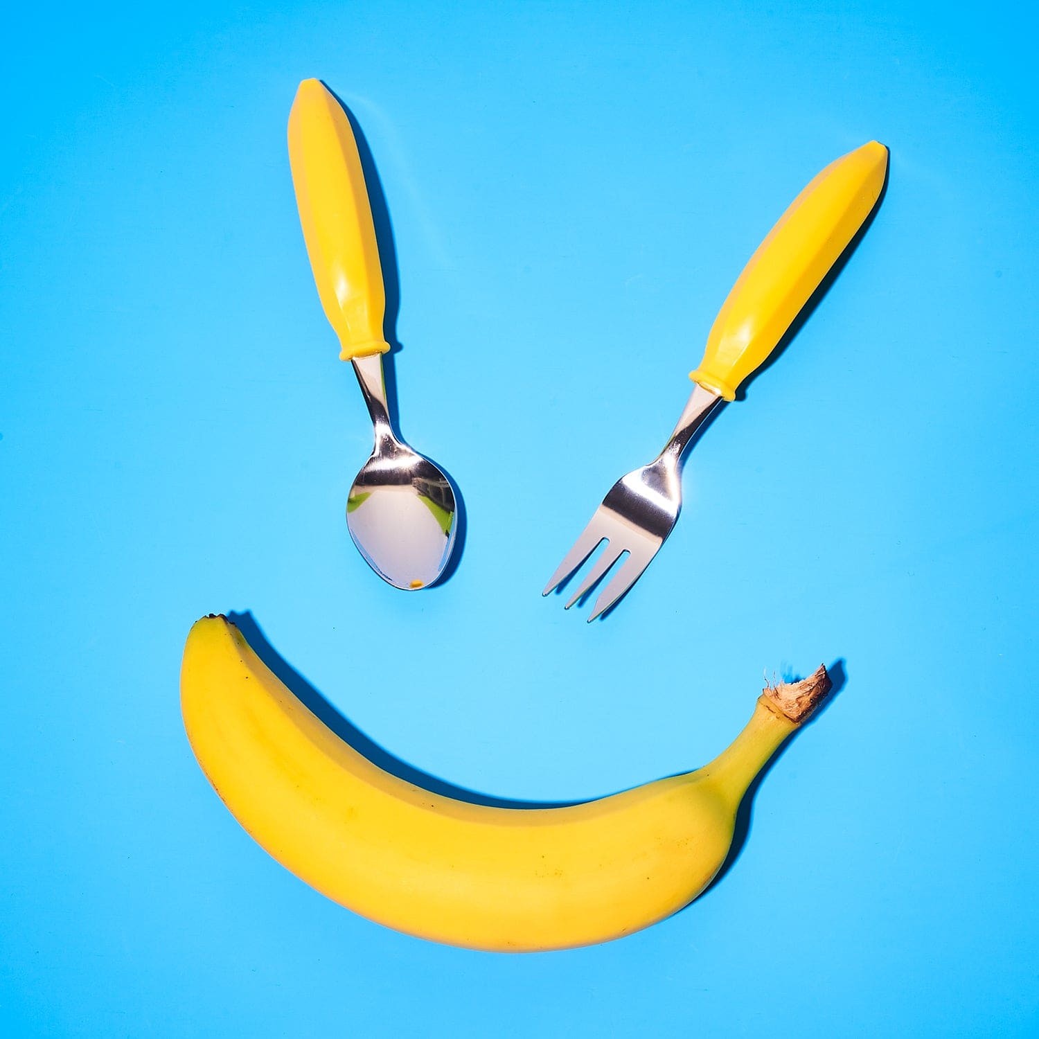 Japanese Banana Spoon and Fork Set Banana - Fake Food