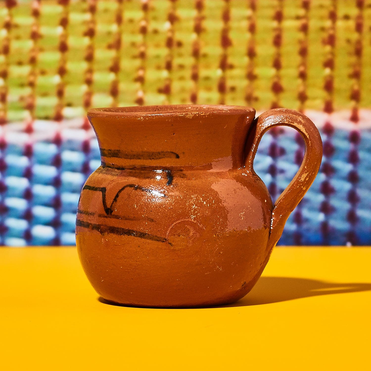 Jarrito Mexican Mug Cdmx22 - Ceramic - Clay - Decor Accent -