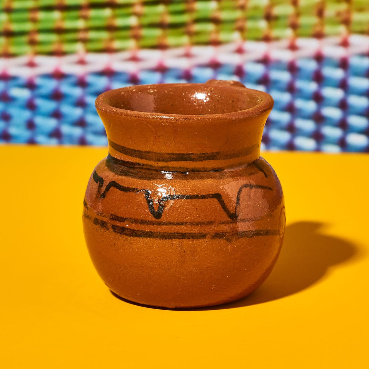 Jarrito Mexican Mug Cdmx22 - Ceramic - Clay - Decor Accent -