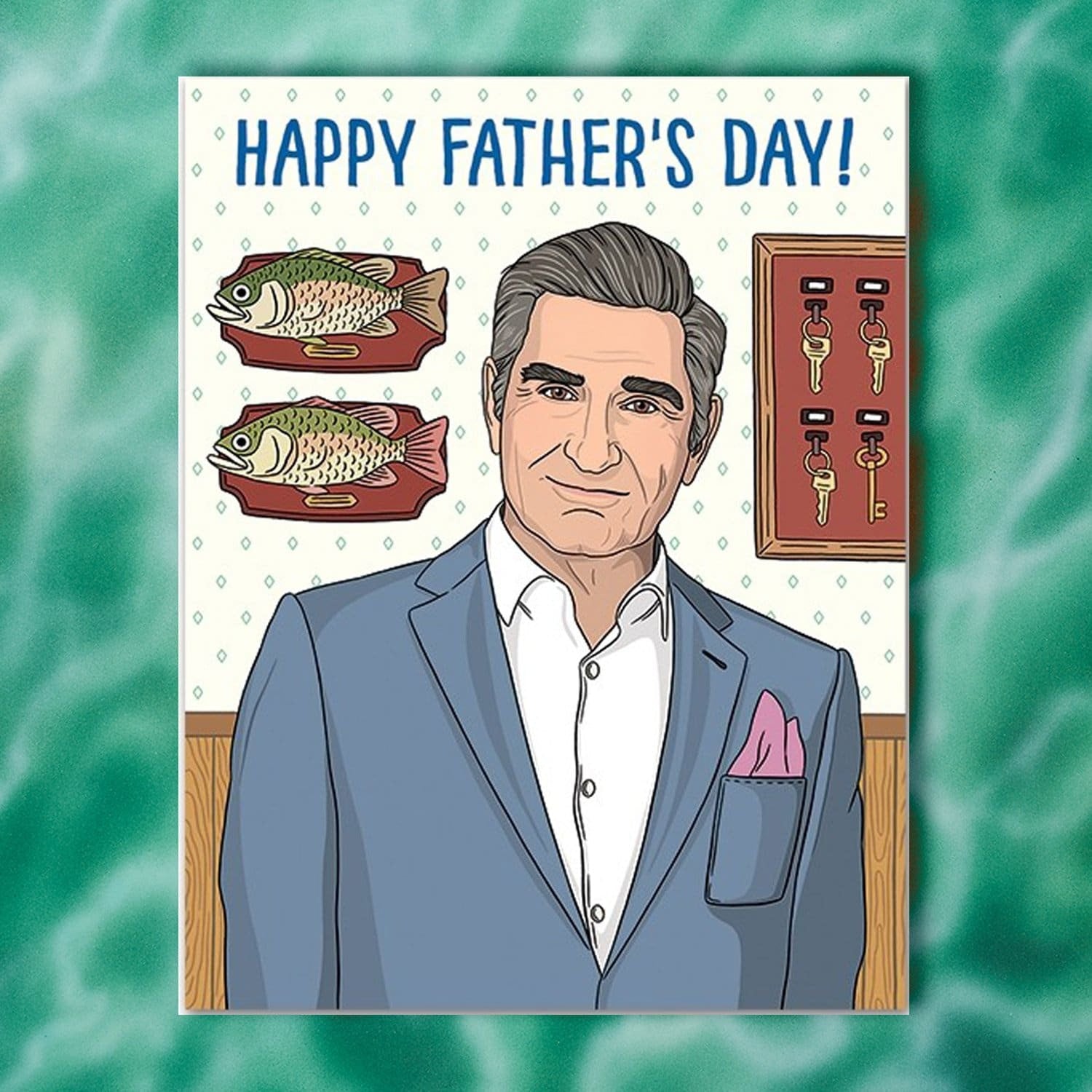 Johnny Rose Schitt’s Creek Father’s Day Greeting Card 