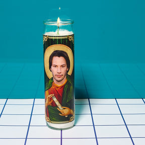 Keanu Reeves Pillar Candle Bobbyk - Candle - Celebrity - 