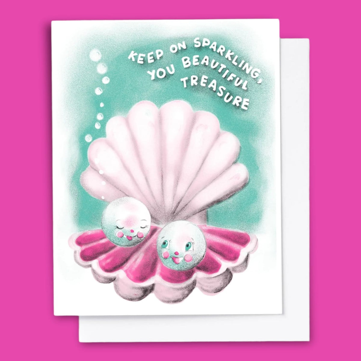 Keep on Sparkling you Pearl Appreciation Card A2