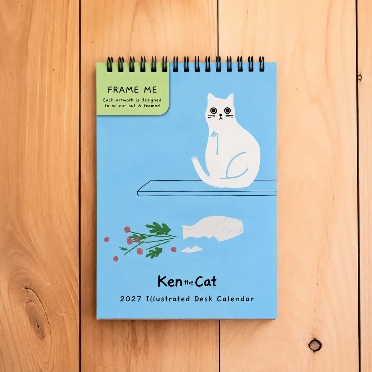 Ken the Cat Desk Calendar 2027 | Friends Nyc Brooklyn Ny