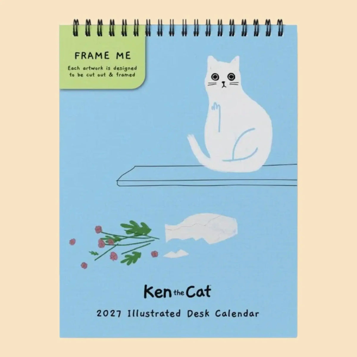 Ken the Cat Desk Calendar 2027 | Friends Nyc Brooklyn Ny