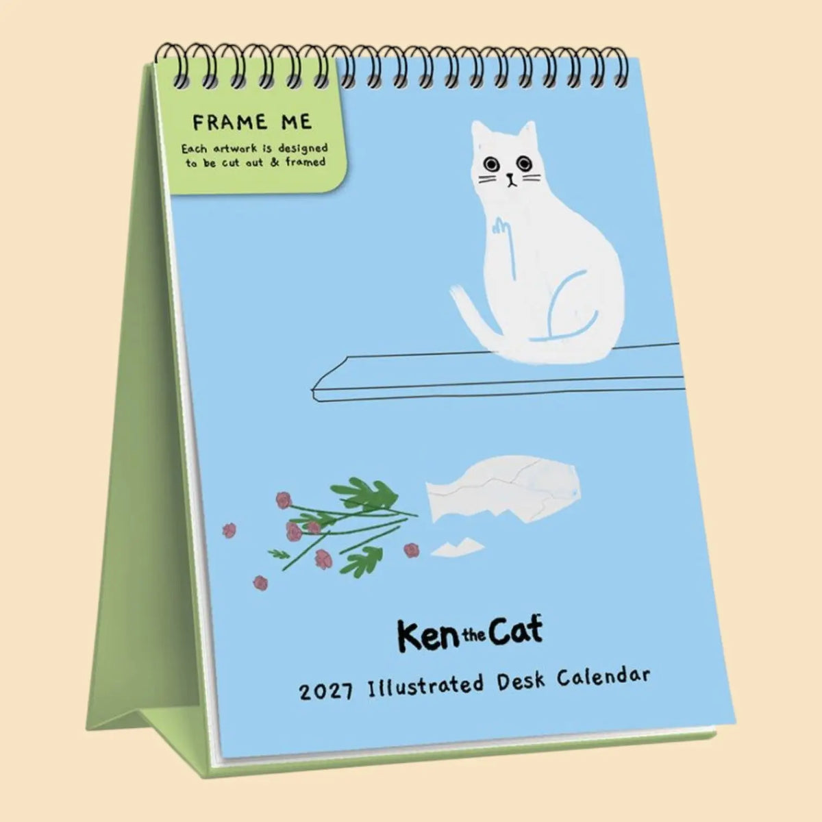 Ken the Cat Desk Calendar 2027 | Friends Nyc Brooklyn Ny