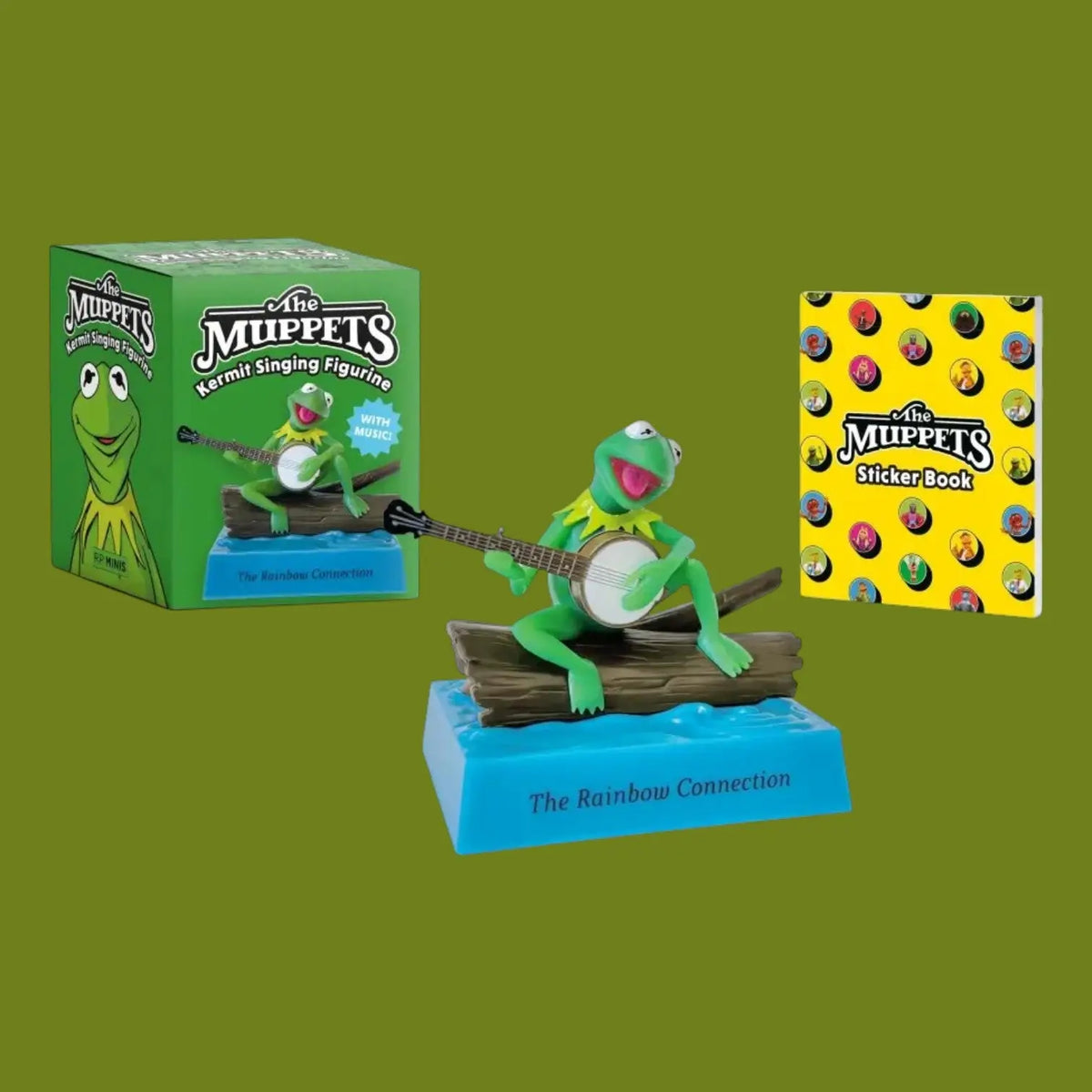 Kermit Figurine Singing the Frog - Muppets Collectible