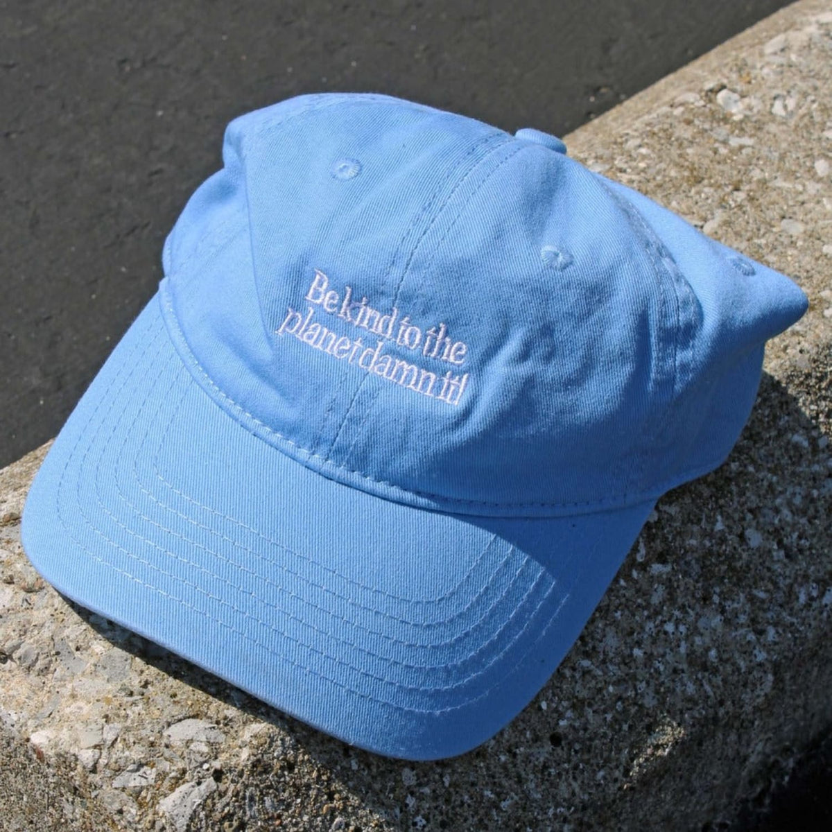 Be Kind To The Planet Dad Hat - Blue Sale