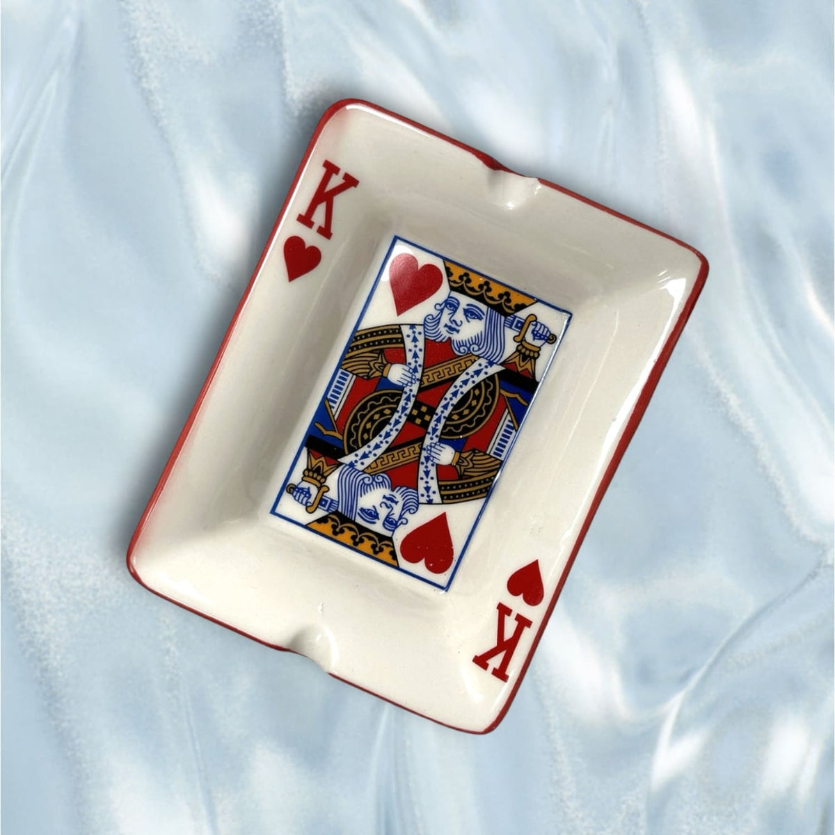 King Of Hearts Playing Card Ashtray - Catchall Smoke