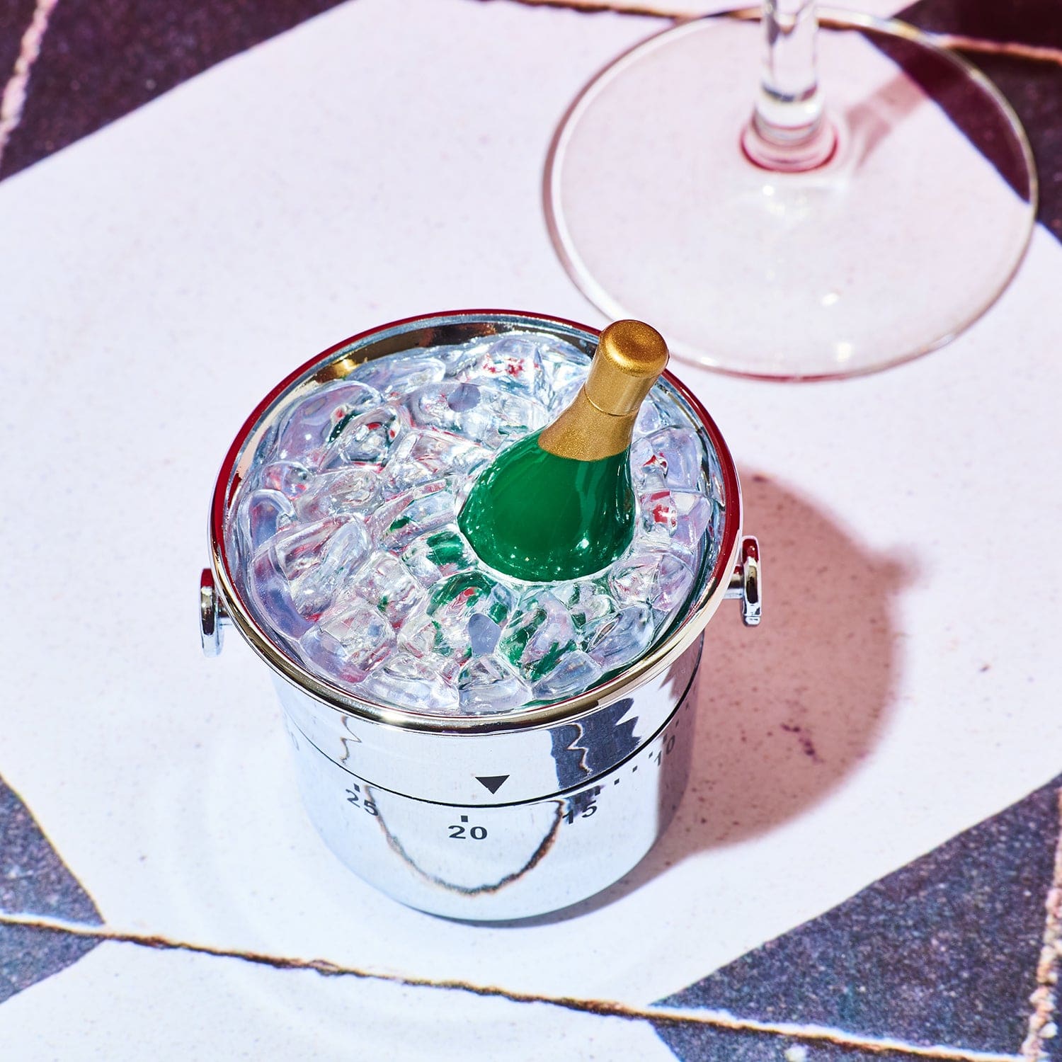 Kitchen Timer Champagne on Ice Dg0860 Fake Food Kitchen