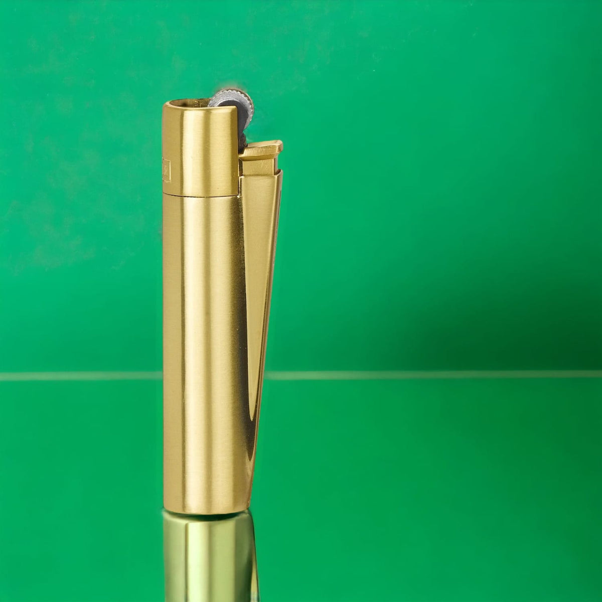 Clipper Lighter - Large Metallic Gold Clipper Lighter - Gold
