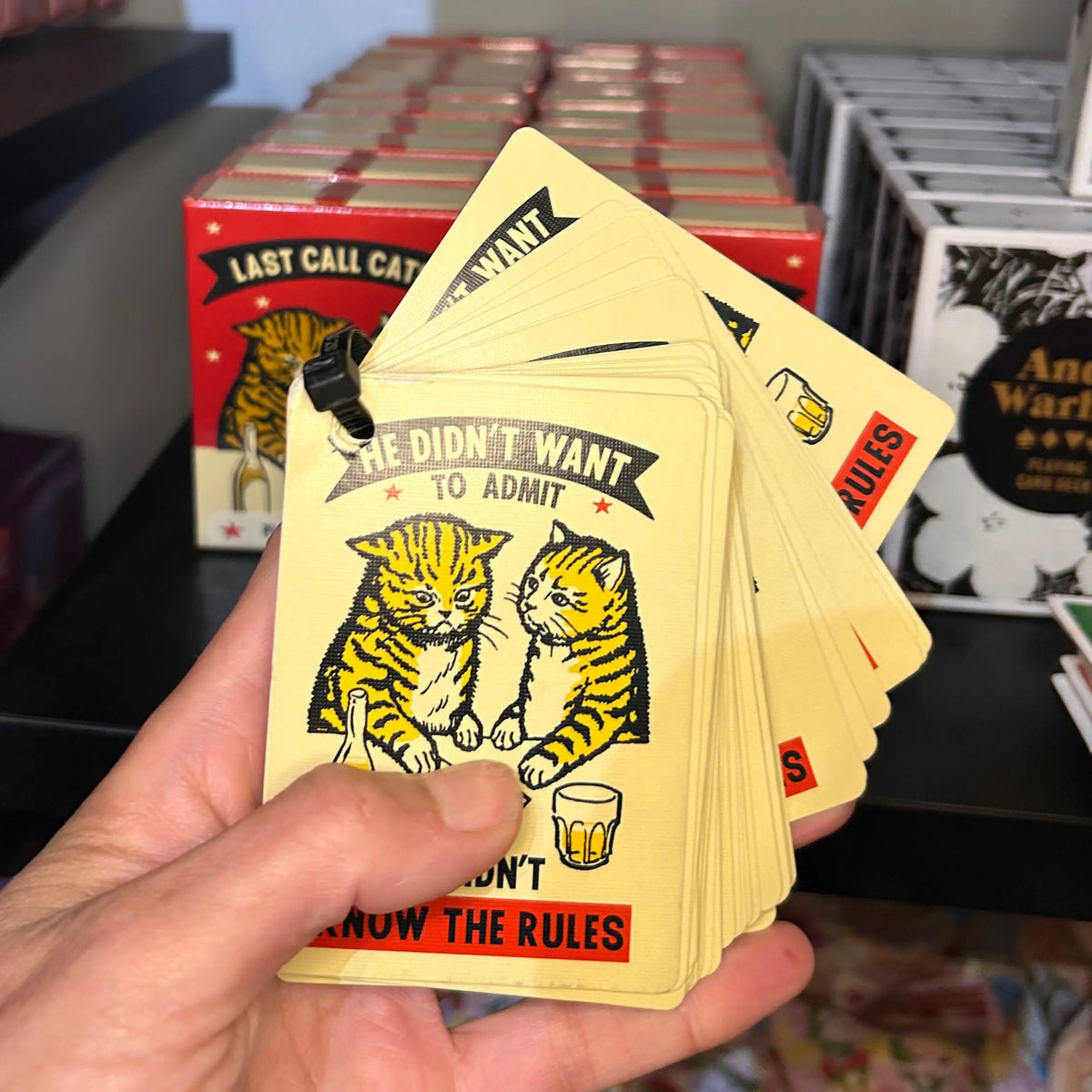 Last Call Cats Playing Cards | Friends Nyc Brooklyn Ny