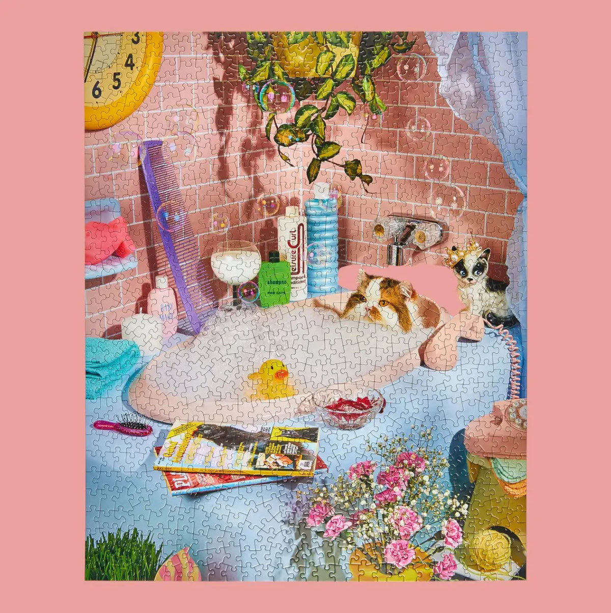 Le Puzz 1000 Piece Puzzle - Me-ow Time - Friends Nyc