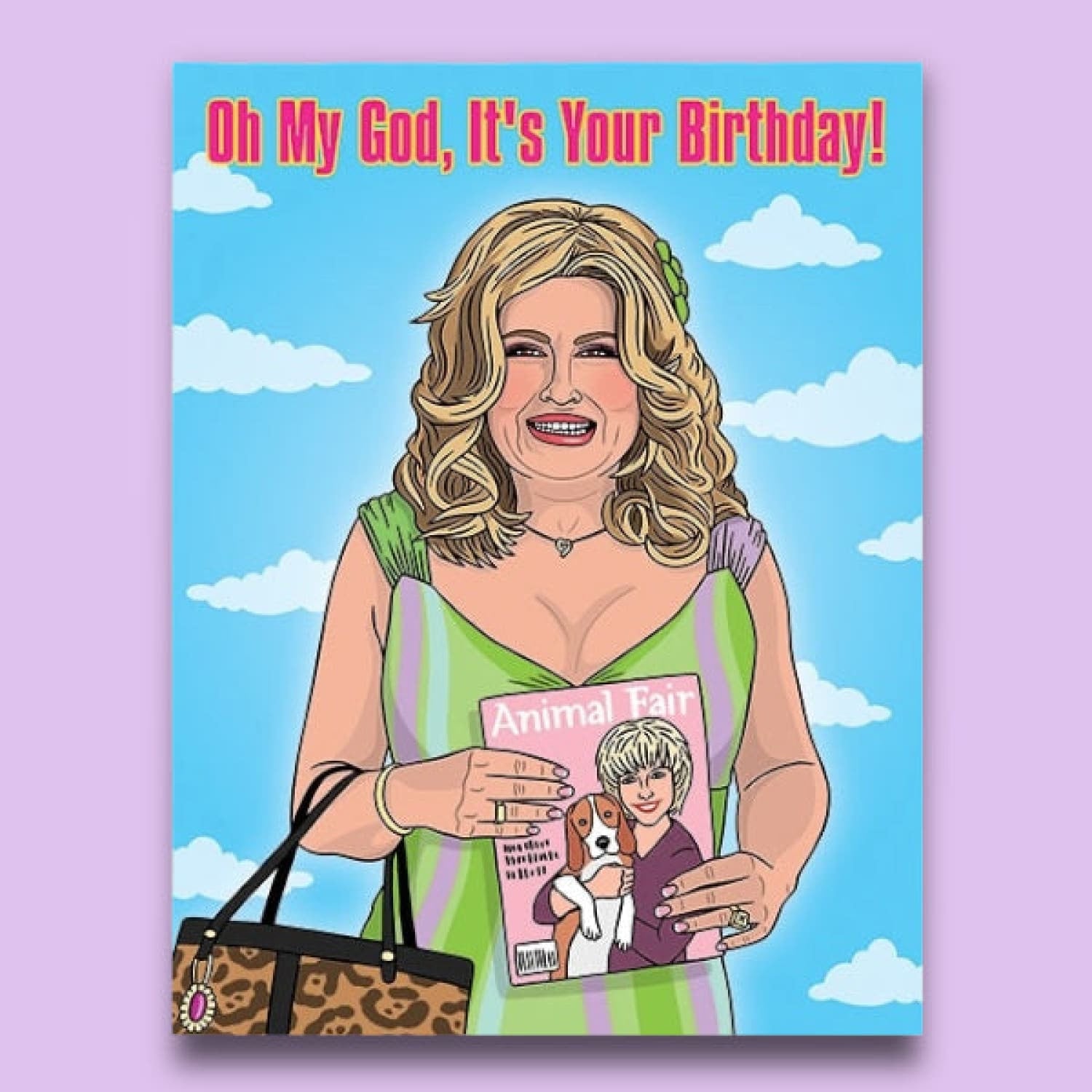 The Found Greeting Card Omg Birthday 1166 0223 -