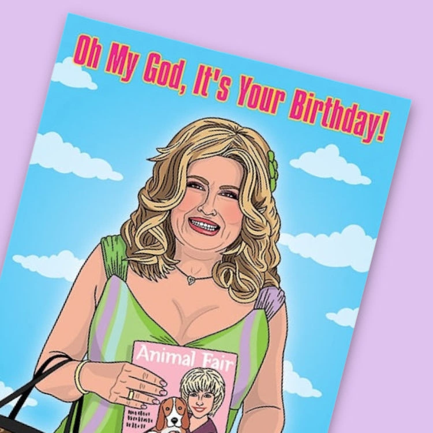 The Found Greeting Card Omg Birthday 1166 0223 -