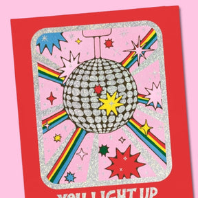 Light Up the Room Greeting Card A2 - Blank - Greeting Card