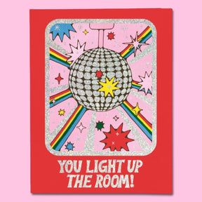 Light Up the Room Greeting Card A2 - Blank - Greeting Card