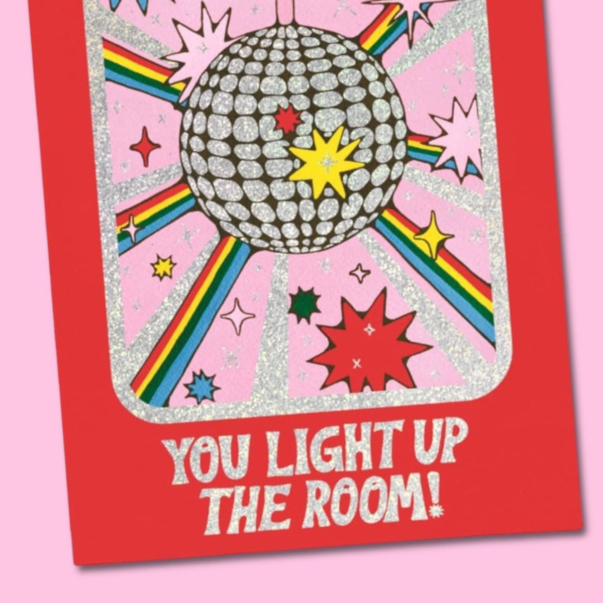 Light Up the Room Greeting Card A2 - Blank - Greeting Card