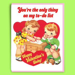 To do List Valentine’s Day Card A2 - Blank - Greeting