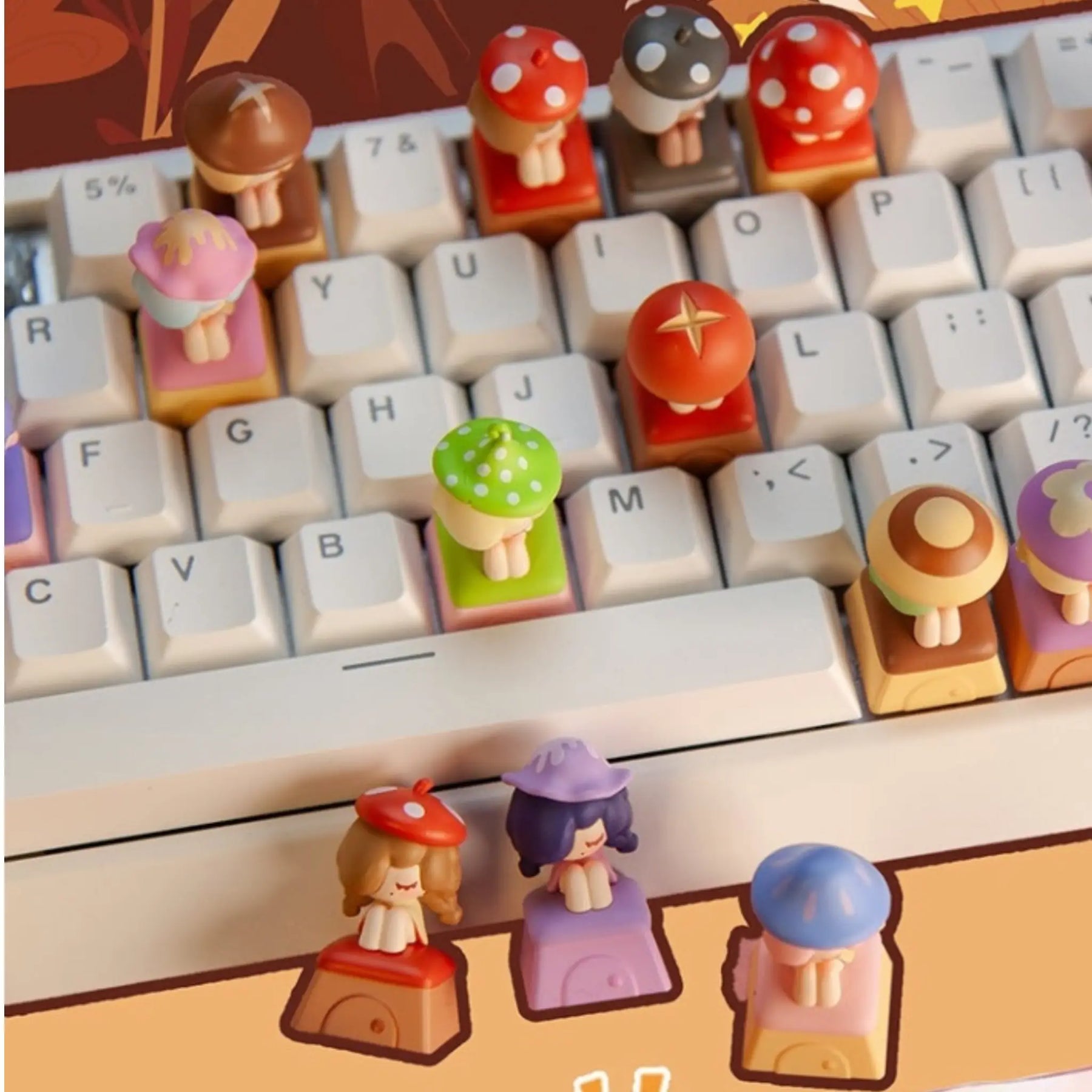 Little Mushroom Girl & Keycap Series Blind Box 21601