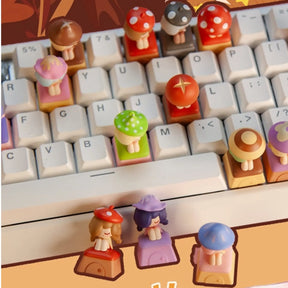 Little Mushroom Girl & Keycap Series Blind Box 21601