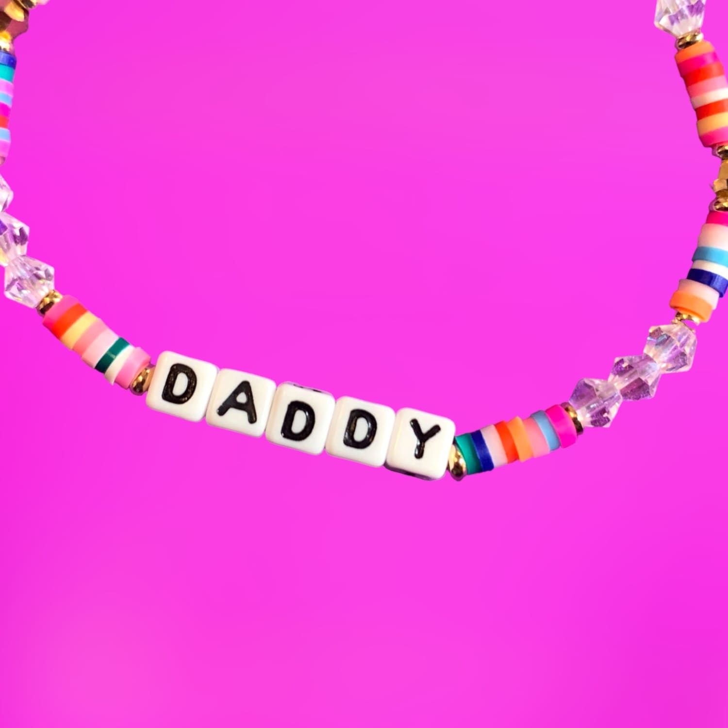 Little Words Project Bracelet - Daddy 90s Baby - Beaded