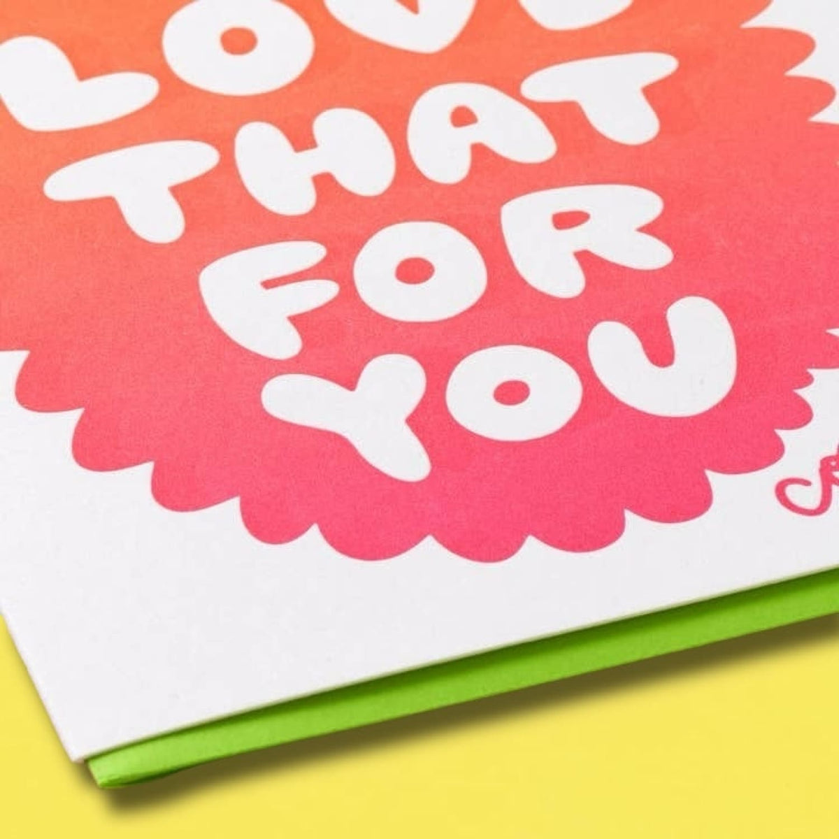 Love That For You Congrats Greetings Card A2 - Blank