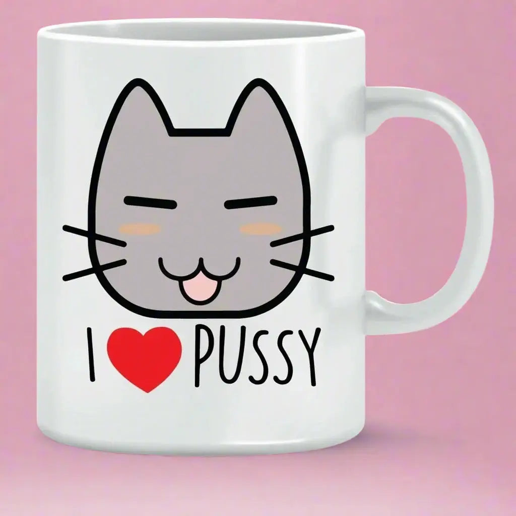 I Love Pussy Mug | Friends Nyc Brooklyn
