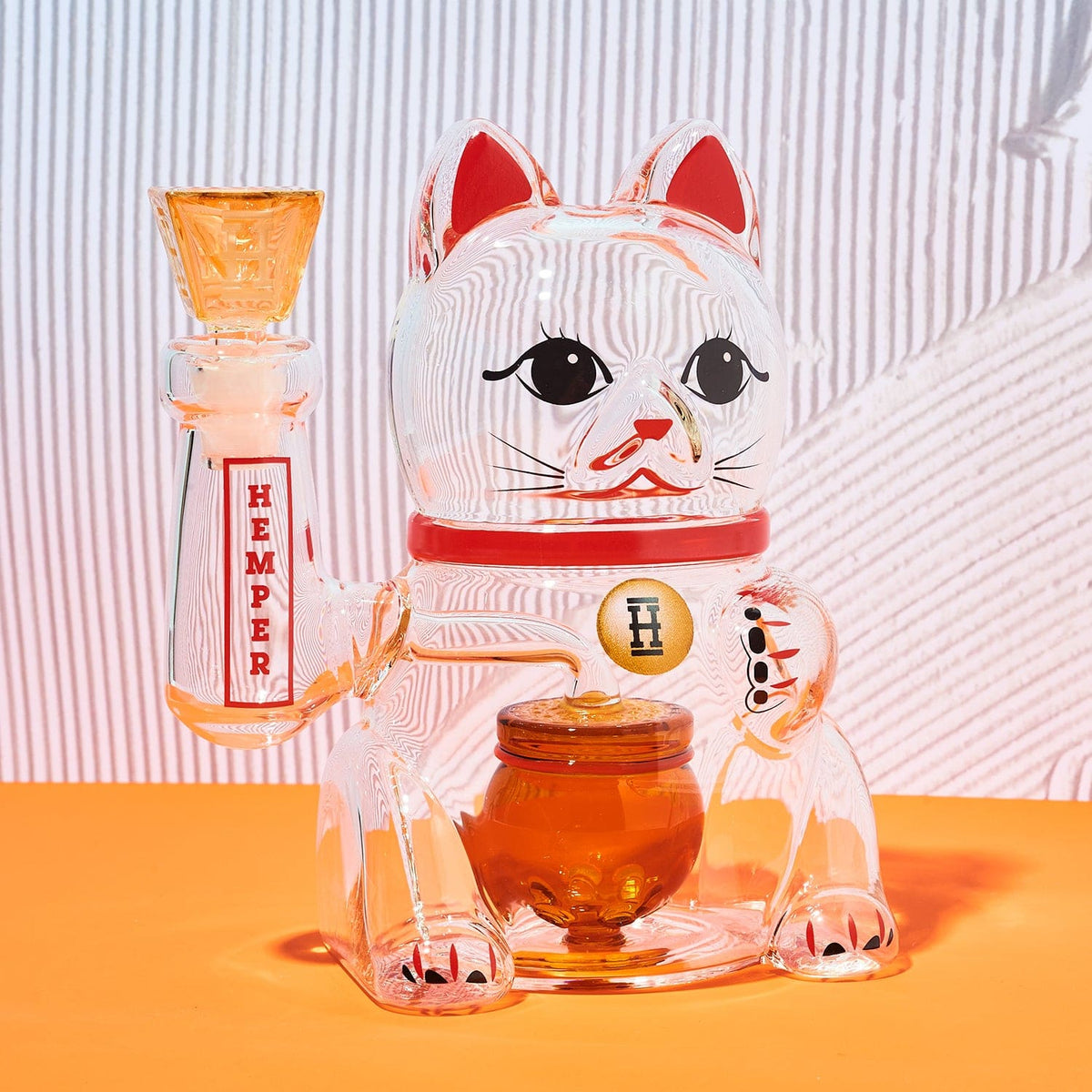 Lucky Cat XL Big Bong | Friends NYC Smoke Shop