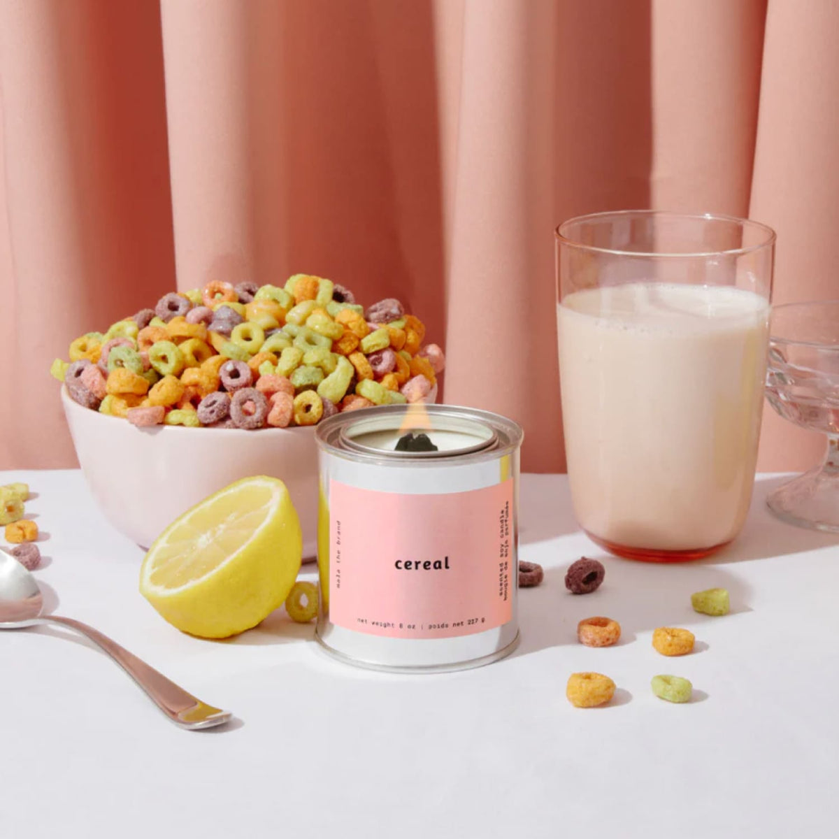 Mala Candle - Cereal Candle - Cereal - Food Novelty - Hand