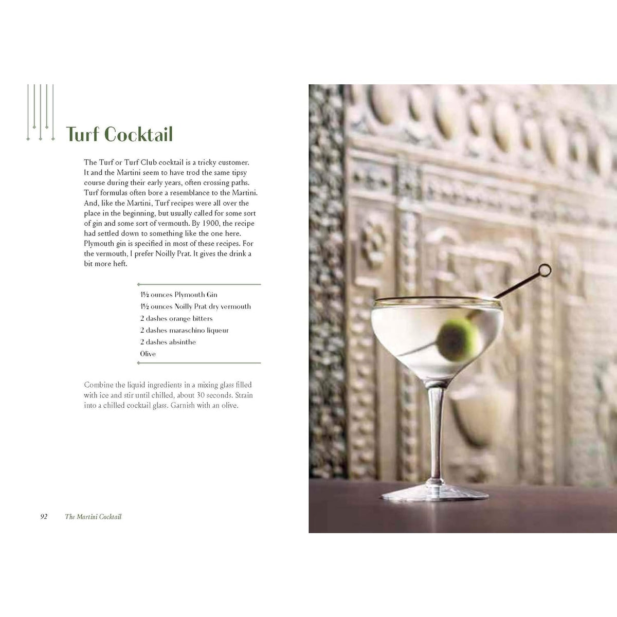 The Martini Cocktail Book - Cocktail - Recipe - Recipes