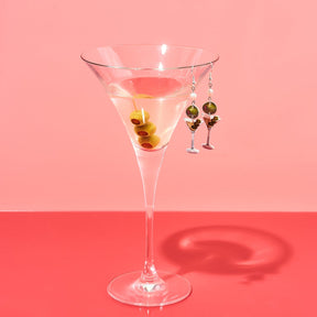 Martini Girl Earrings Accessories - Collab - Cute Earrings -