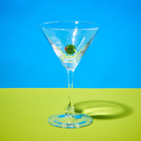 Martini Glass with Olive Fake Food - Kitchen and Drink