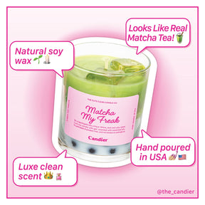 Matcha my Freak Candle Candle - Women Owned - Xpsd0325b