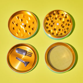 Matte Finished Grinder Black Grinder - Cute - Smoke